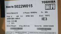 TOSHIBA IKH3-FBKA21E 4P 1.5Kw Động cơ 3 pha