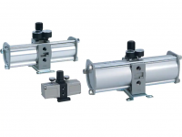 Bộ tăng áp khí nén SMC VBA Booster Regulator và bình tích áp SMC VBAT Air Tank